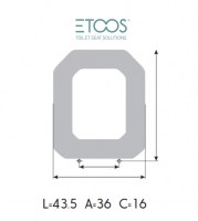 MEDIDAS TAPA INODORO 1930 OCTOGONAL ETOOS